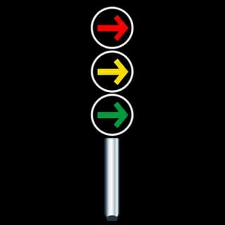 Signal directionnel vers la droite